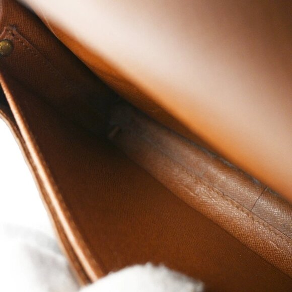 LOUIS VUITTON Cartouchiere MM Shoulder Bag Monogram Leather Brown M51253 64EF845 - Picture 13 of 14